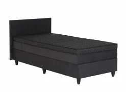 Bedbox BOX53 80x200cm - stof - antraciet