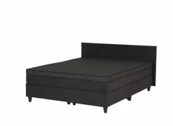 Bedbox BOX53 180x200cm - stof - antraciet