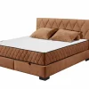 Bedbox Nagol B 160x200cm - stof - cognac