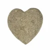Beeldje Fadarstone Hart 10x10x5cm - stoneware - grijs