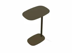 Perfecta Bijzettafel Cup 50x33cm - staal - donker brons