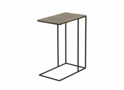 Bijzettafel Snowdon 48x28cm - aluminium - antique brass