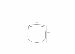 Edelman Bloempot Amber H15,5cm