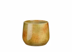 Bloempot Hugo Ø17x15cm - terracotta - oker