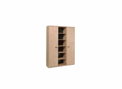 Boekenkast Capo 160x40x216cm - melamine - golden oak