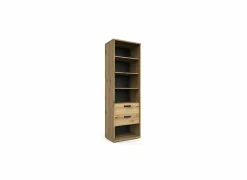 Boekenkast Kato 70x45x217cm - melamine - etna eik