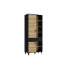 Boekenkast Lya 83x42x201cm - decor - cabezone oak & mauvella oak