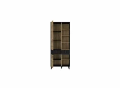 Boekenkast Lya 83x42x201cm - decor - cabezone oak & mauvella oak