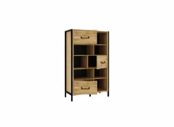 Boekenkast Oriental Tree 94,1x41,5x151,5cm - decor - bartex eik