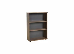 Boekenrek Meradi 72x34x109cm - melamine - bruin