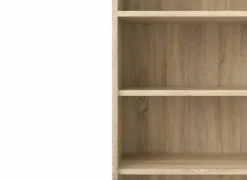 Boekenrek Prima 89x40x222cm - decor - eik