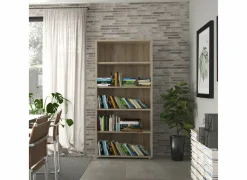 Boekenrek Prima 89x40x186cm - decor - eik