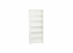 Boekenrek Prima 89x40x222cm - decor - wit