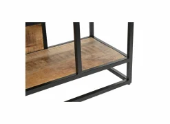 Boekenrek Trailer 80x35x180cm - mango massief - bruin