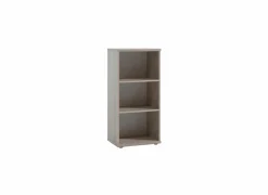 Boekenrek Turbo1 54x42x117cm - melamine - herfst eik & wit