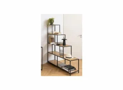 Boekenrek 135x35x150cm - decor - eik