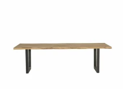 Boomstamtafel Scarface 240x110cm - sheesham massief - naturel