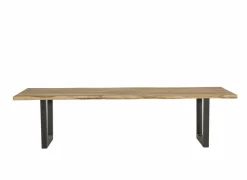 Boomstamtafel Scarface 300x110cm - sheesham massief - naturel