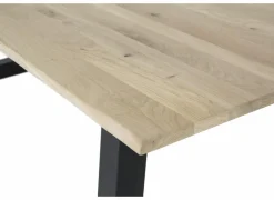 Boomstamtafel Sherwood 200x100cm - eik massief - naturel