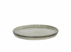 Salt & Pepper Bord Artisan Ø20cm - keramiek - groen