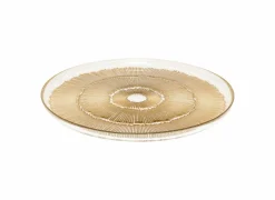 Bord Celeste Ø28cm - glas - goud