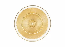 Bord Celeste Ø28cm - glas - goud