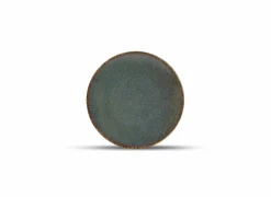Salt & Pepper Bord Cirro Ø16cm - porselein - groen
