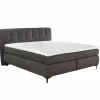Boxspring Gitta 180x200cm - stof - donkergrijs