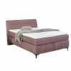 Boxspring Gitta 140x200cm - stof - roze