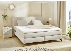 Boxspring Kira Mix 180x200cm - stof - beige