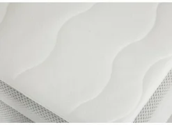 Boxspring Simone 180x200cm - stof - ecru met opbergruimte