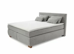 Boxspring Ulla 180x200cm - stof - lichtgrijs