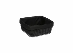 Broodmand Mayaj 24,5x24,5cm - ijzer - zwart