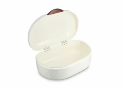 Salt & Pepper Broodtrommel Crust 40x29cm - metaal - beige