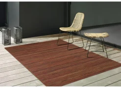 Buitentapijt Brandon 120x170cm - jute - rood & bruin