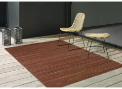 Buitentapijt Brandon 80x150cm - jute - rood & bruin