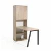 Bureau Home Office 72x130x188cm - decor - eik