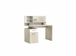 Bureau Malicia 122x59x120cm - decor - eik & wit