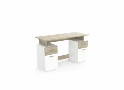 Demeyere Bureau Platon 135x55cm - decor - kronberg eik & wit