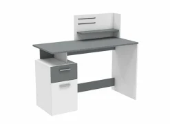 Bureau Platon 122x55cm - decor - wit & grijs