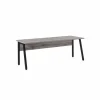 Bureau Pronto 2 180x80x73cm - melamine - sherman grijs