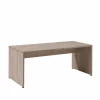Bureau Rio 2 180x80x73cm - melamine - humus eik