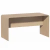 Bureau 145x82x68cm - melamine - brushed sand oak nature