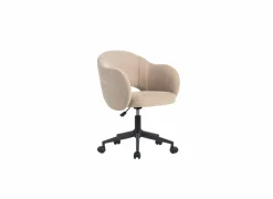 Bureaustoel Mondo 56x56x85cm - stof - beige