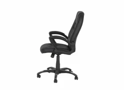 Bureaustoel Njet 68x74x115cm - lederlook - zwart