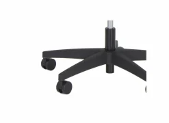 Bureaustoel Sigmund 47x49x107cm - stof - zwart