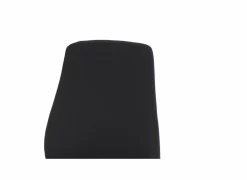 Bureaustoel Sigmund 47x49x107cm - stof - zwart