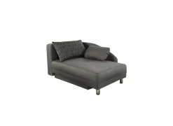 Chaise longue Roy Recamière 149x90cm - stof - taupe met bedfunctie