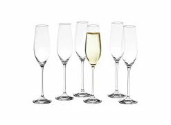 Salt & Pepper Champagneglas Cuvee 21cl - glas - transparant set van 6