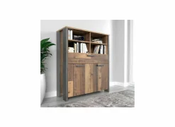 Commode Clif 107x42x128cm - decor - old wood & beton